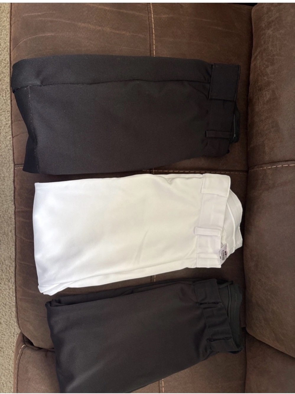3 pairs of The Gluv women’s size medium softball pants